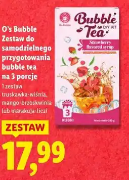 Lidl O’s Bubble Zestaw do samodzielnego przygotowania bubble tea na 3 porcje oferta