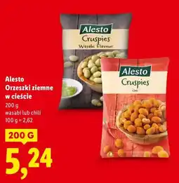 Lidl Orzeszki ziemne w cieście (wasabi lub chili) Alesto oferta