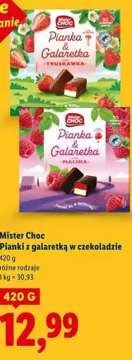 Lidl Pianki z galaretką w czekoladzie Mister Choc oferta