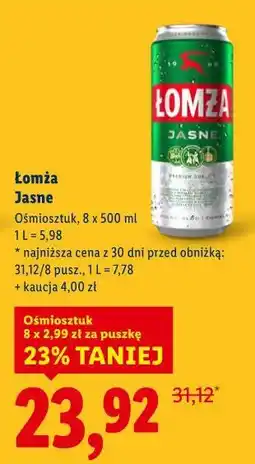 Lidl Łomża Jasne oferta