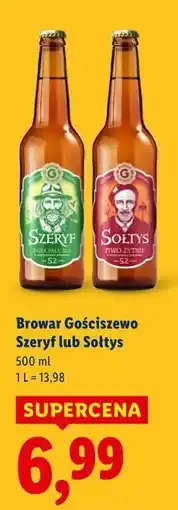 Lidl Browar Gościszewo Szeryf lub Sołtys oferta