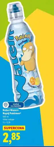 Lidl Kubuś Waterrr Napój Pokémon (mandarynka, malina) oferta