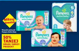 Lidl Pampers Active Baby (wszystkie pieluszki) oferta
