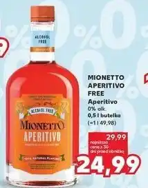 Kaufland Vermouth Mionetto Aperitivo Free oferta