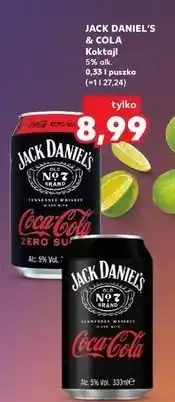 Kaufland Drink Jack Daniel's & Cola Zero oferta