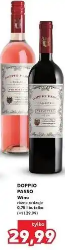Kaufland Wino Doppio Passo Semi Dry oferta