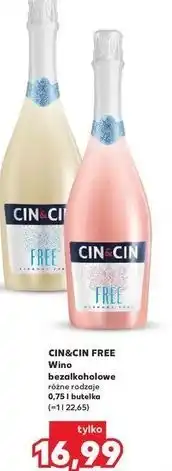 Kaufland Wino Cin&Cin Rose Free oferta