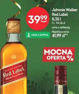 Żabka Johnnie Walker Red Label oferta