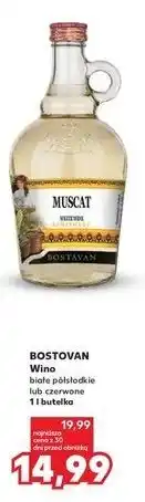 Kaufland Wino Bostavan Muscat White oferta