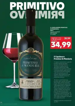 Kaufland Wino Il Cardinale Primitivo Di Manduria oferta