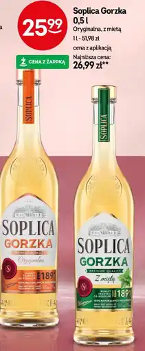 Żabka Soplica Gorzka Oryginalna, z miętą oferta