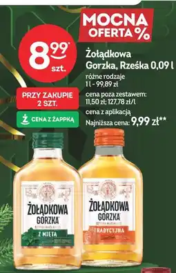Żabka Żołądkowa Gorzka, Rześka oferta