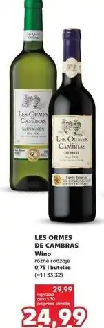 Kaufland Wino Les Ormes Cambras oferta