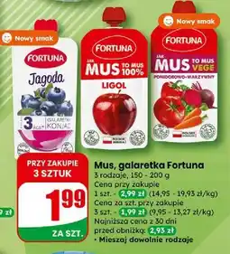 Dino Mus pomidorowo-warzywny Fortuna oferta