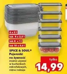 Kaufland Pojemniki na żywność Spice&Soul oferta