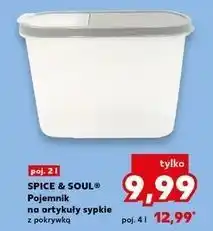 Kaufland Pojemnik na artykuły sypkie 4 l Spice&Soul oferta