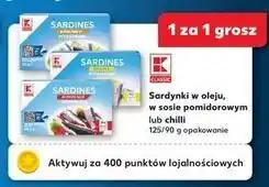 Kaufland Sardynki w sosie chilli K-Classic oferta