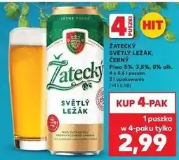 Kaufland Piwo Zatecky 0% oferta