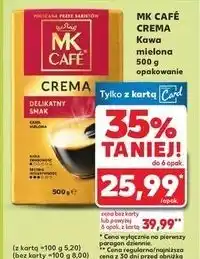 Kaufland Kawa delikatny smak Mk Cafe Crema oferta