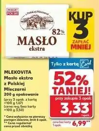 Kaufland Masło ekstra Mlekovita Z Polskiej Mleczarni oferta