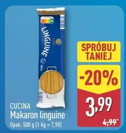 ALDI Makaron linguine oferta