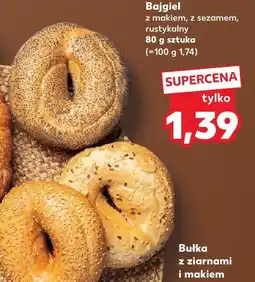 Kaufland Bajgiel z makiem oferta