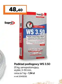 Bricoman Podkład samopoziomujący Sopro oferta