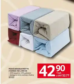 Selgros Prześcieradło z gumką oferta