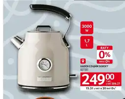 Selgros Czajnik elektryczny Haden oferta