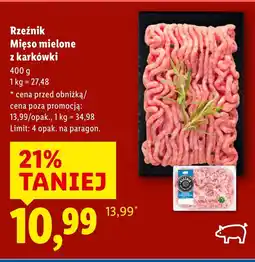 Lidl Mięso mielone Rzeźnik oferta
