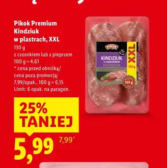 Lidl Kindziuk Pikok oferta