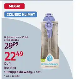 Rossmann Butelka filtrująca Dafi oferta