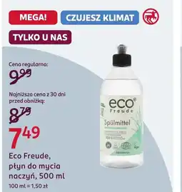 Rossmann Płyn do naczyń Eco Freude oferta
