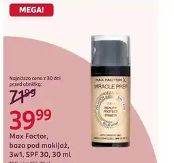 Rossmann Primer pod makijaż Max Factor oferta