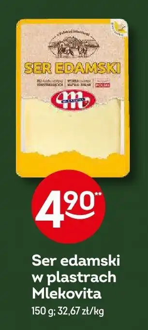 Ser edamski w plastrach Mlekovita