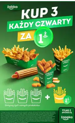 Żabka Frytki Żabka oferta