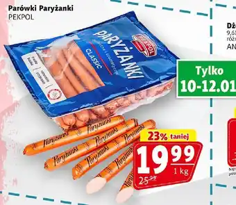 Prim Market Parówki Paryżanki PEKPOL oferta