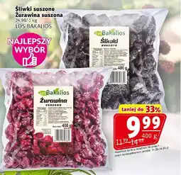Prim Market Śliwki suszone żurawina suszona LOS BAKALIOS oferta