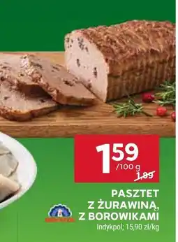 Stokrotka Pasztet z żurawiną, z borówkami Indykpol oferta