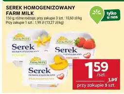 Stokrotka Serek homogenizowany Farm Milk różne smaki oferta