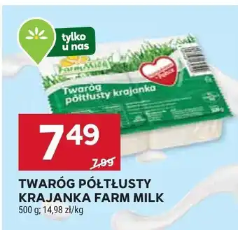 Stokrotka Twaróg półtłusty krajanka Farm Milk oferta