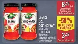 ALDI Łowicz Sos pomidorowy oferta
