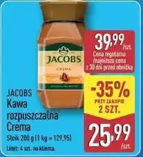ALDI Jacobs Kawa rozpuszczalna Crema (200g) oferta