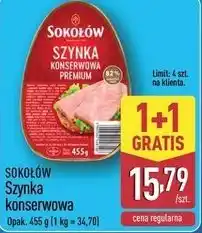 ALDI Sokołów Szynka konserwowa (455g) oferta