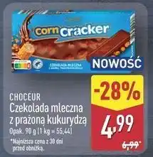 ALDI CHOCEUR Czekolada mleczna z prażoną kukurydzą oferta
