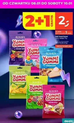 Dealz Żelki frozen yogo Roshen Yumm! Gumm! oferta