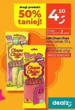 Dealz Żelki belts strawberry Chupa Chups oferta