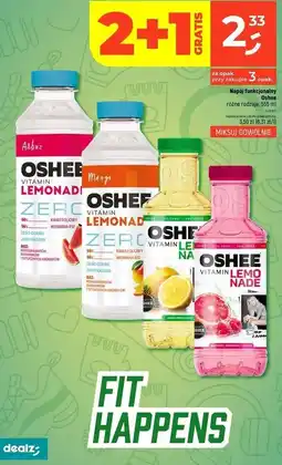 Dealz Napój malina i grejpfrut Oshee Vitamin Lemonade oferta
