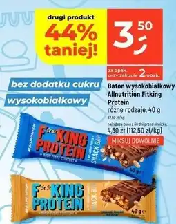 Dealz Baton proteinowy peanut Fitking Delicious oferta