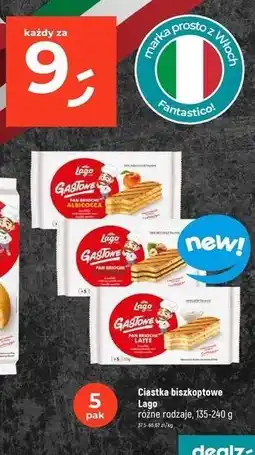 Dealz Ciastka biszkoptowe nocciola Lago oferta